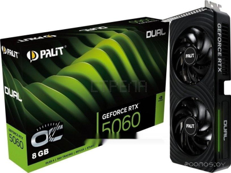 Видеокарта PALIT GeForce RTX 5060 Dual OC NE75060S19P1-GB2063D