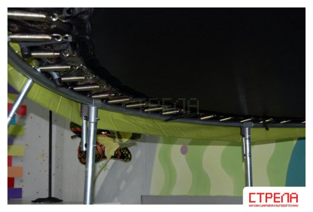 Батут Atlas Sport 252 см - 8ft Master (с лестницей, зеленый)