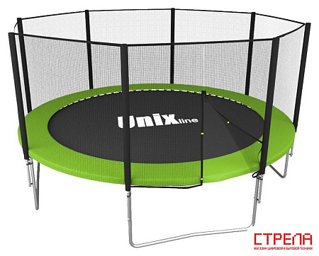 Батут Unix Line Simple 12 ft Green (outside)
