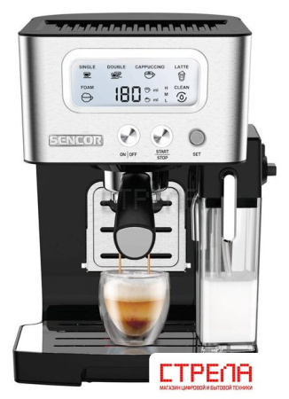 Рожковая кофеварка Sencor SES 4090 SS
