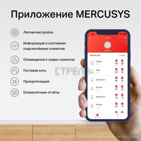 Wi-Fi система Mercusys Halo H30 (3 шт)