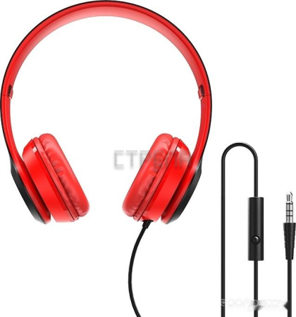 Наушники Borofone BO5 (черный/красный)