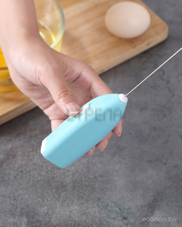 Ручной вспениватель молока Miru KA044 (голубой)