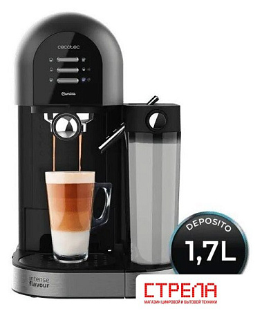 Рожковая кофеварка Cecotec Power Instant-Ccino 20 Chic Serie Nera