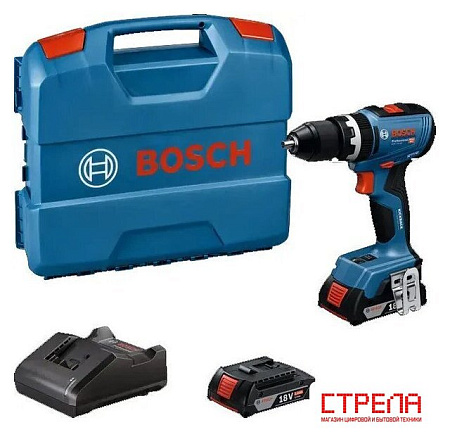 Ударная дрель-шуруповерт Bosch GSB 18V-65 Professional 06019N3100 (с 2-мя АКБ, кейс)