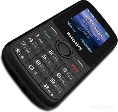 Кнопочный телефон Philips Xenium E2101 (черный)