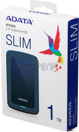 Внешний накопитель A-Data HV300 AHV300-1TU31-CBL 1TB (синий)