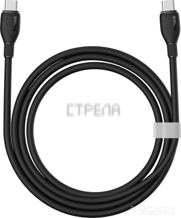 Кабель Baseus Pudding Series Fast Charging Cable 100W USB Type-C - USB Type-C (1.2 м, черный)