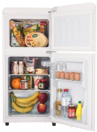 Холодильник с верхней морозильной камерой HARPER HRF-T120M (белый)