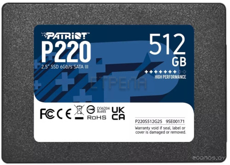 SSD Patriot P220 512GB P220S512G25