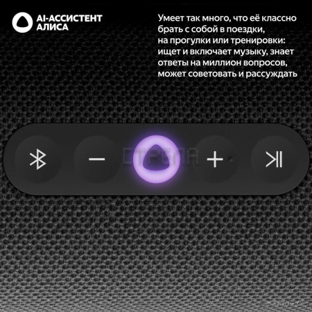 Умная колонка Яндекс Станция Стрит (черный)