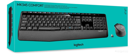 Клавиатура + мышь Logitech Wireless Combo MK345