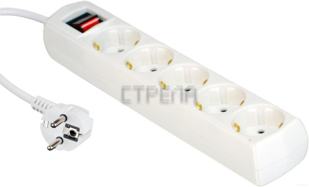 Удлинитель TruEnergy 15109 (5 м, белый)
