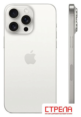 Телефон Apple iPhone 15 Pro Max 1TB (белый титан)