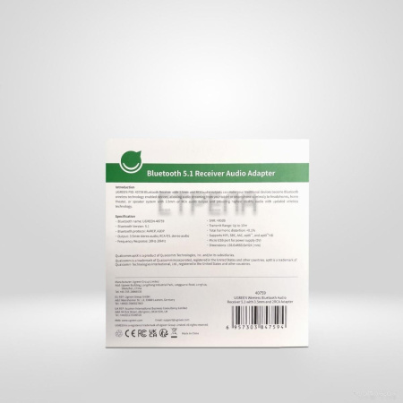 Аудиоадаптер Ugreen CM106 40759