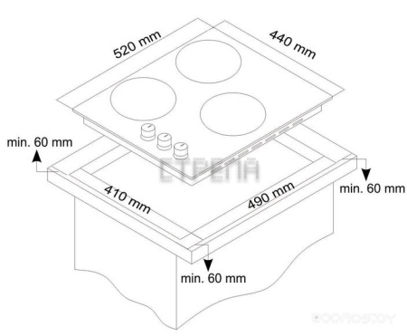 Варочная панель Simfer H45N30B416