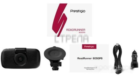 Автомобильный видеорегистратор Prestigio RoadRunner 605GPS