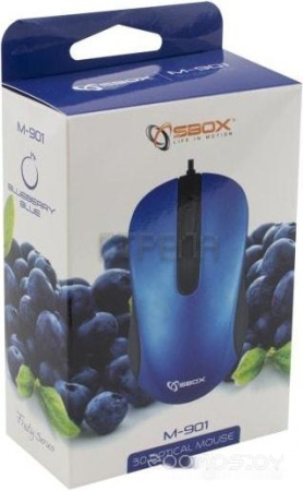 Мышь SBOX M-901 (синий)