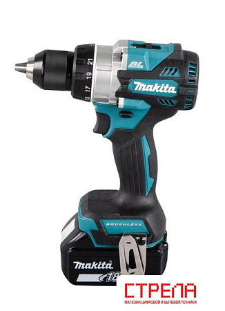Дрель-шуруповерт Makita DDF486RT (с 1-им АКБ, кейс)