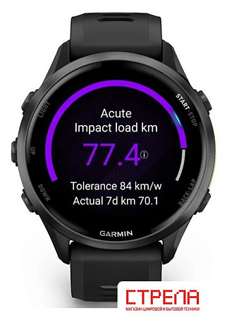 Умные часы Garmin Forerunner 970 47 мм (темно-серый/серый)