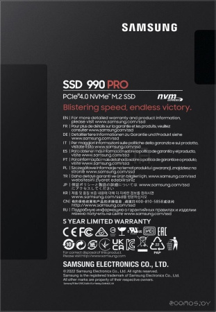 SSD Samsung 990 Pro 1TB MZ-V9P1T0BW