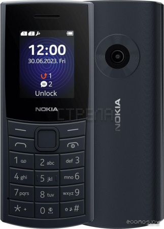 Кнопочный телефон Nokia 110 4G Dual SIM (темно-синий)