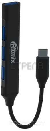 USB-хаб Ritmix CR-4401 Metal