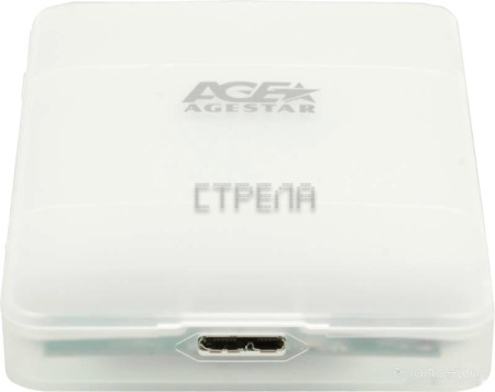 Бокс для жесткого диска Agestar 3UBCP3 (белый)