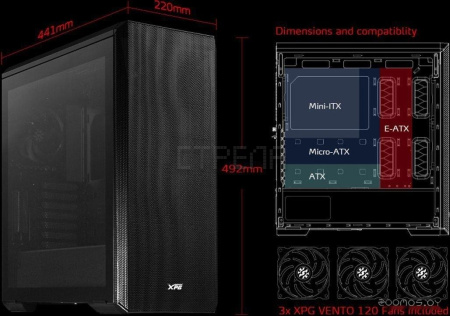 Корпус A-Data XPG Defender (черный)