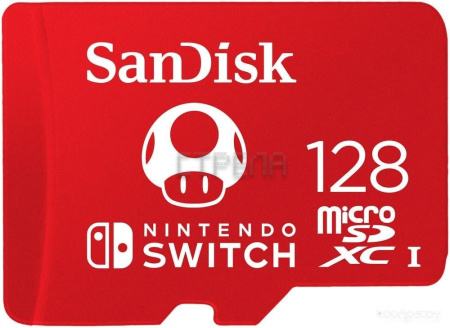 Карта памяти SanDisk For Nintendo Switch microSDXC SDSQXAO-128G-GN3ZN 128GB