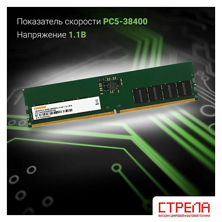 Оперативная память Digma 16ГБ DDR5 4800 МГц DGMAD54800016S