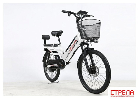 Электровелосипед SameBike Е-Alfa New SB-E-ALFA350-36/10 (белый)