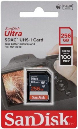 Карта памяти SanDisk Ultra SDXC SDSDUNR-256G-GN3IN 256GB
