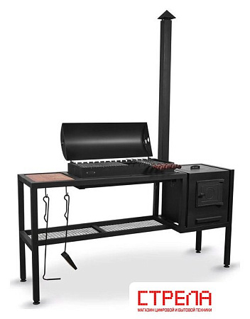 Мангал для дачи Grills Барбекю 800 с печью