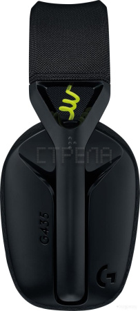 Наушники Logitech G435 Lightspeed (черный/неоновый желтый)