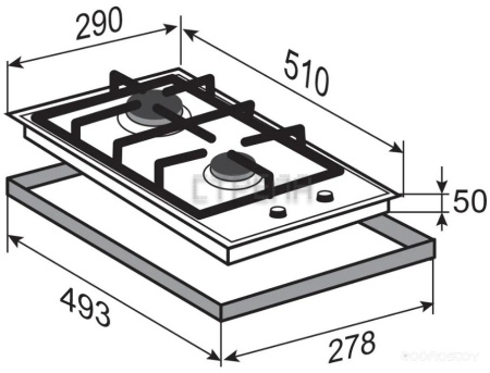 Варочная панель Zigmund & Shtain G 14.3 W