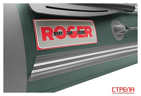 Моторная лодка Roger Boat Hunter Keel 3500 (малокилевая, зеленый/серый)