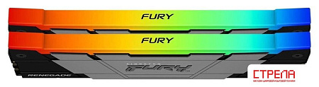 Оперативная память Kingston FURY Renegade RGB 2x8ГБ DDR4 4600 МГц KF446C19RB2AK2/16