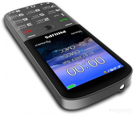 Кнопочный телефон Philips Xenium E227 (темно-серый)