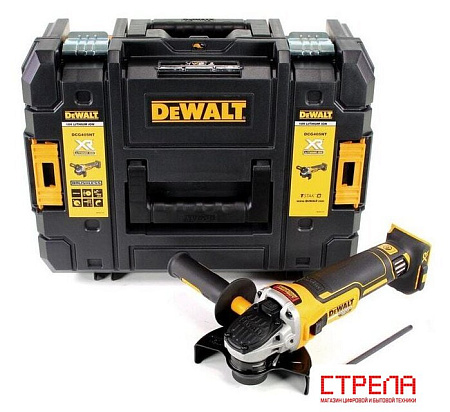 Угловая шлифмашина DeWalt DCG405NT (без АКБ, кейс)
