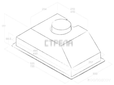 Вытяжка Elica ERACIX/A/52