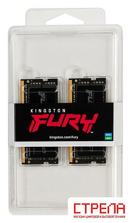 Оперативная память Kingston FURY Impact 2x32GB DDR4 SODIMM PC4-25600 KF432S20IBK2/64