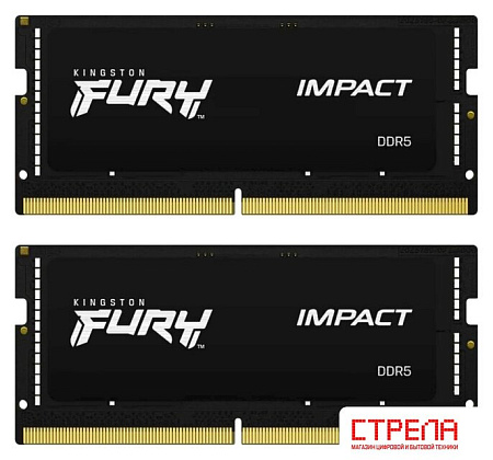 Оперативная память Kingston FURY Impact 2x8 ГБ DDR5 4800 МГц KF548S38IBK2-16