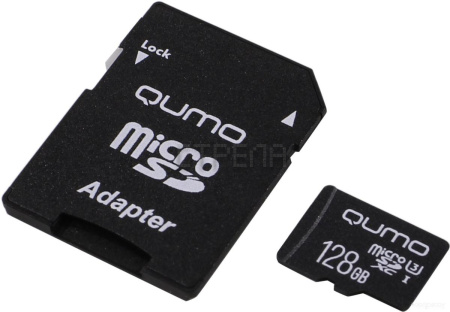 Карта памяти Qumo microSDXC QM128GMICSDXC10U3 128GB