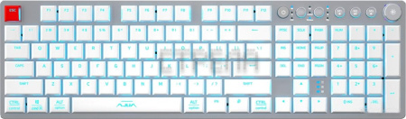 Клавиатура AULA F2090 (серебристый/белый)