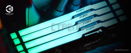 Оперативная память Kingston FURY Beast RGB 2x32ГБ DDR5 6000 МГц KF560C30BBEAK2-64