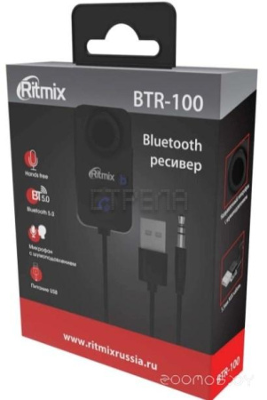 Bluetooth аудиоресивер Ritmix BTR-100