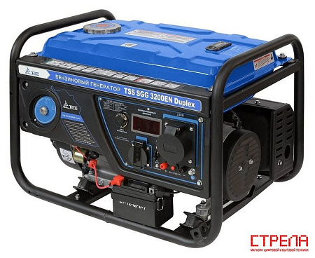 Бензиновый генератор ТСС SGG 3200EN Duplex