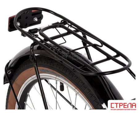 Велосипед Novatrack Town alloy 8 D 2024 (черный)