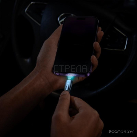 Кабель Baseus Glimmer Series USB Type-C - Lightning (2 м, синий)